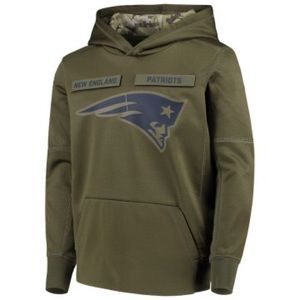 NFL Patriots Salute to Service Hoodie, Size Youth Medium